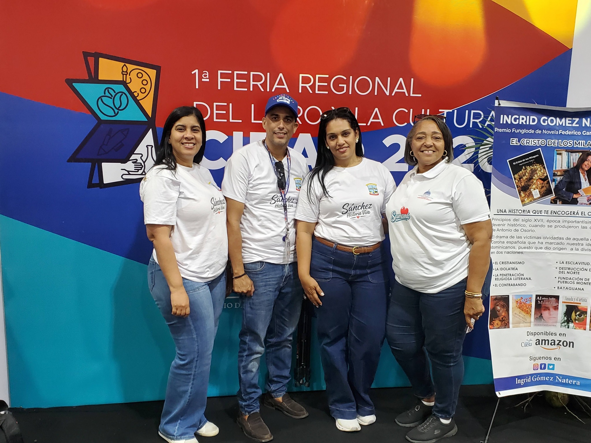 SÁNCHEZ DIJO PRESENTE EN LA PRIMERA FERIA REGIONAL DEL LIBRO Y LA CULTURA DEL CIBAO 2026
